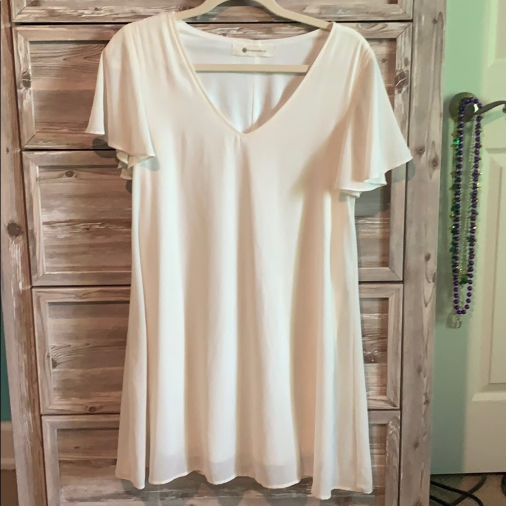 Cream dress